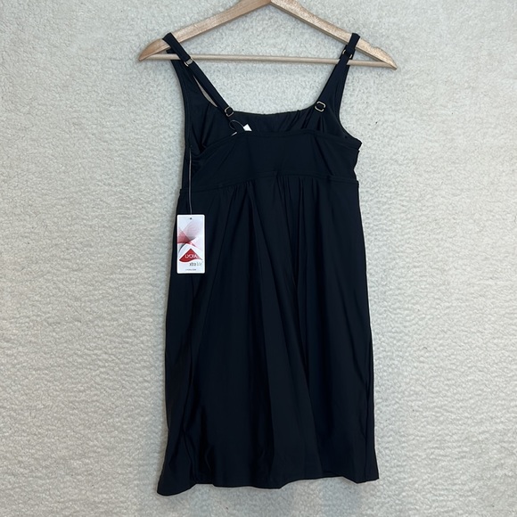 NWT Lands End Womens Black Swim Dress Bathing Suit SIZE 8 - Picture 6 of 10
